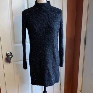 Madewell Sweater Dress Long Sleeve Knit Heather Grey sz Small Fall Winter